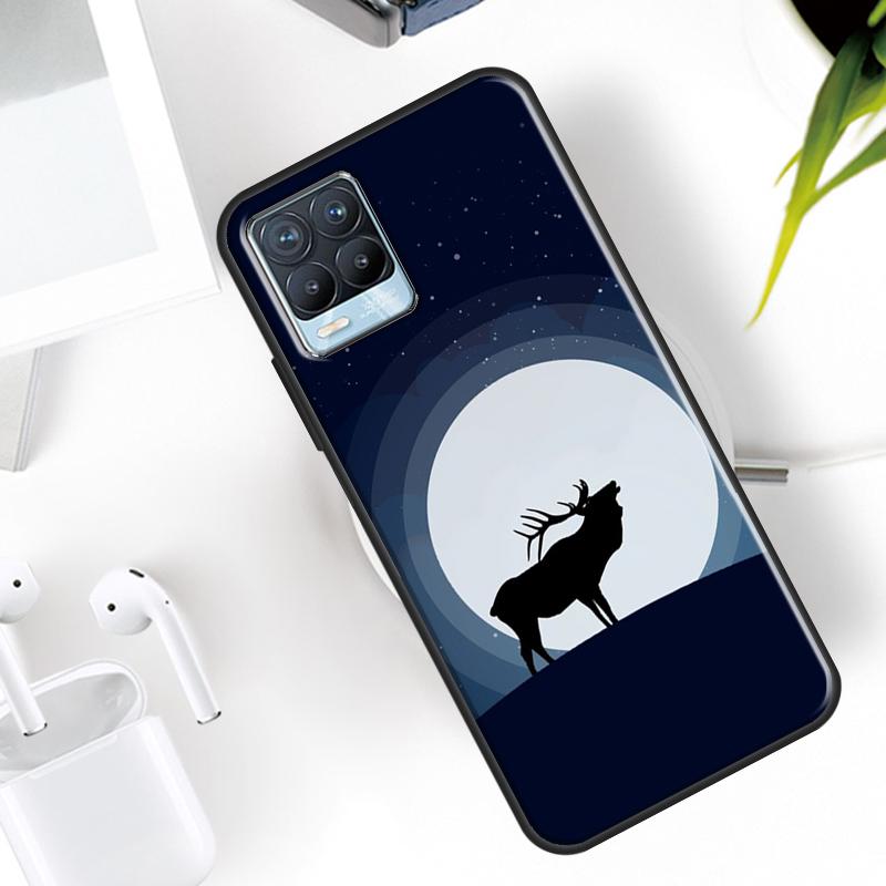

Чехол Звездное небо с оленем для Realme 15 14 11 12 13 Pro Plus GT7 Pro GT6 C55 C51 C53 C35 C33 C61 C65 C67 C71 C75 Realme C65 4G
