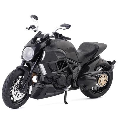 Maßstab 1/12 Ducati Diavel Modell Legierung Motorrad Diecast Modell Kinderspielzeug Kindergeschenk Geburtstagsgeschenk für Jungen Ausstellungsmodell