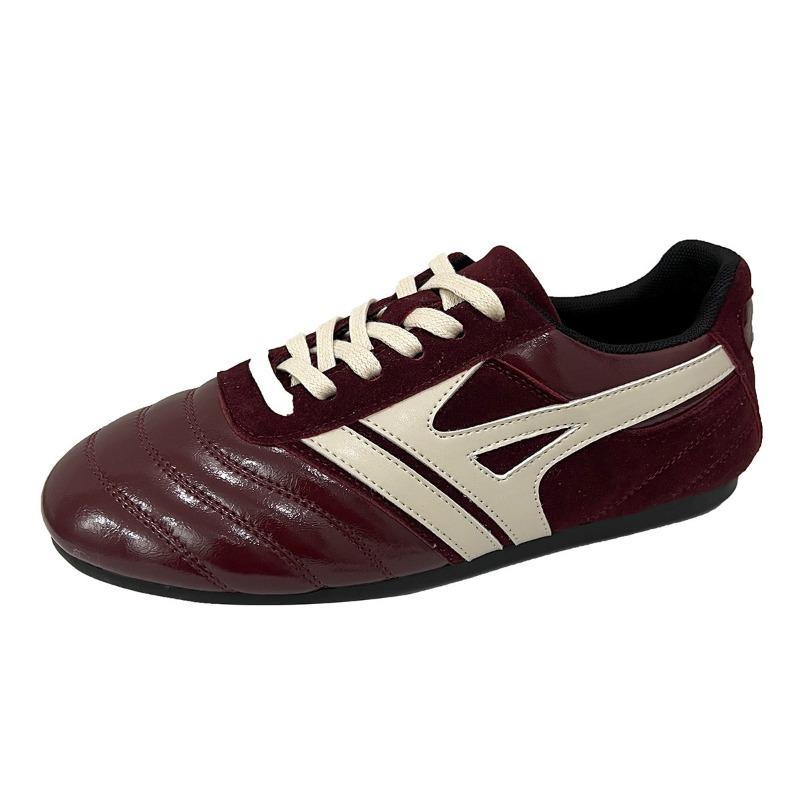 

Red women s breathable summer and autumn new casual sports brown little white shoes board shoes 40 бордовый