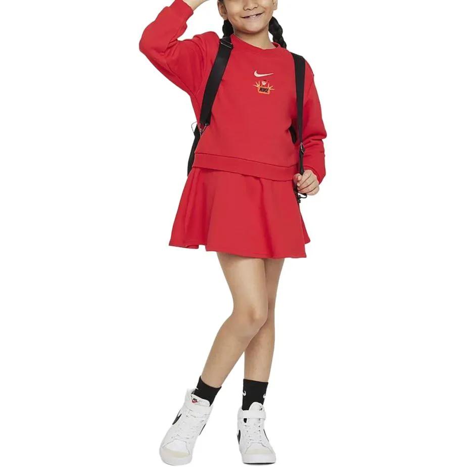 Nike Kids Dresses Crew Neck Moderate Short Non Stretch (Unisex) Dresses HF7257 657