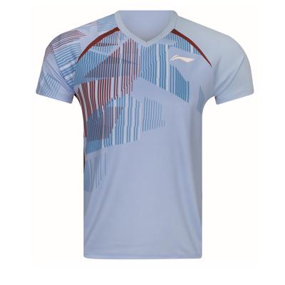 Li Ning Badminton Collection Badminton Jersey Unisex Pinwheels Blue AAYW055-3