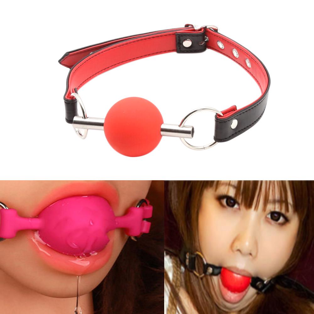 Buy Slave Silicone Ball Gag Fetish Mouthpiece Restrictive Toys Full