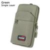 Men Camping Hunting Single/double Layer Phone Pouch Wallet Pocket Waist Purse EDC Molle Bag