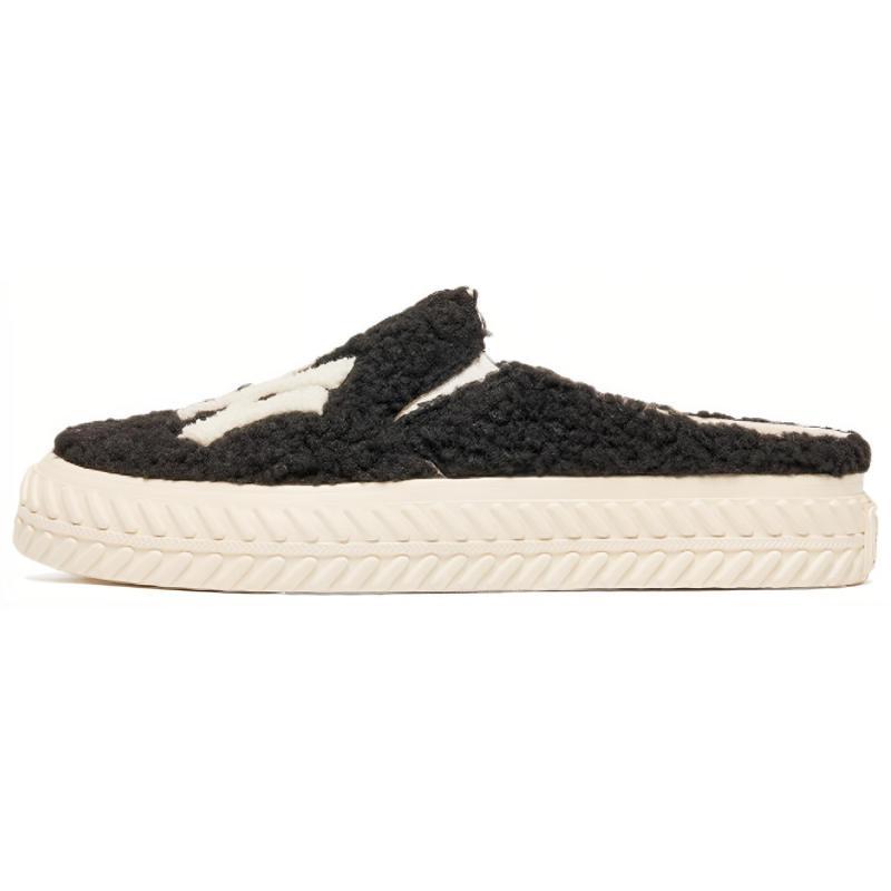 MLB Playball Мулы Прочные Дышащие Низкие Кеды для Скейтборда Унисекс Черные Кроссовки 3AMUUD216-50BKS 39