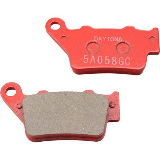 Daytona Motorcycle Brake Red for Compatible with Majesty S Cygnus X Gixxer Gixxer 150 Serial 84 Pads, (Semi-Metallic) Rear, (2014-2021), [B8S1/3/5]