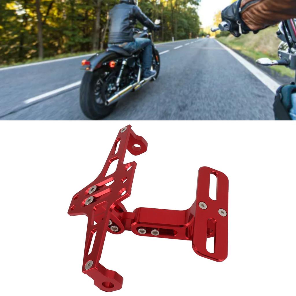 Motorcycle License Plate Bracket CNC Aluminium Alloy Motorcycle License Plate Holder