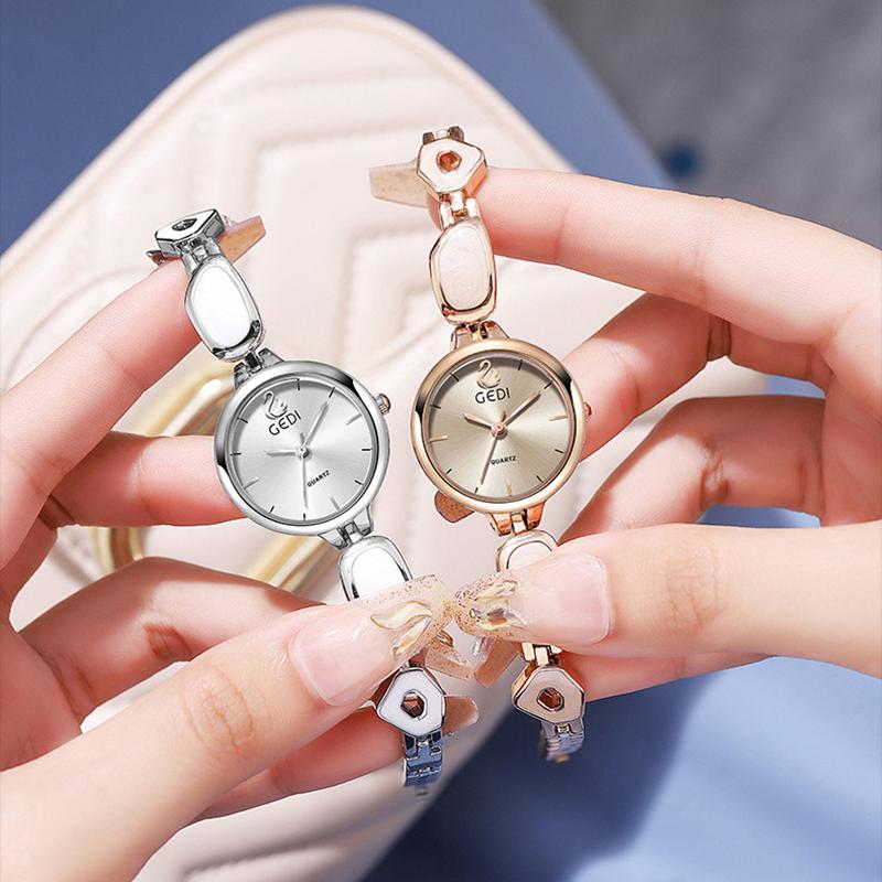Dai Lanfu Women's Light Gedi Brand Watch Luxury Business Chinese Style Bracelet Alloy Wristband Waterproof Fashion Quartz Watch