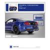 WELLY 1/24 Ford Mustang GT 2015 Alloy Car Model Diecast Toy Vehicle High Simitation Cars Toys for Children Kids Gifts