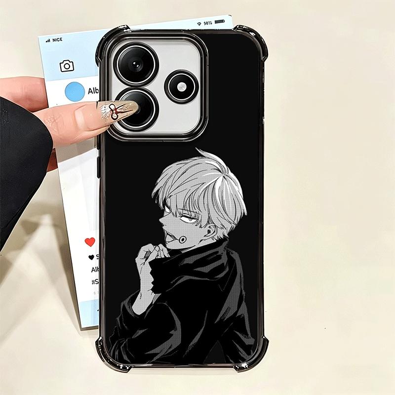 Anime Inumaki Toge JUJUSU Plating Phone Case For Xiaomi Poco X5 X6 X7 X8 Pro Max F8 Ultra F7 M8 M7 M5S Redmi 15C 15 14C 13C 13 X