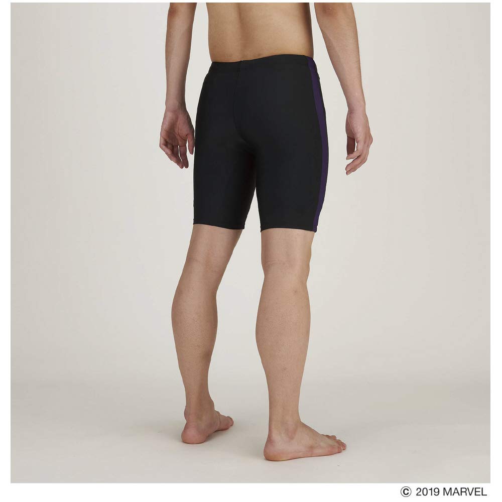 Mizuno Marvel Half Spats for Gym Size Purple Black and Purple Size M Men's Fitness, M, (N2JB017096), (N2JB017096),