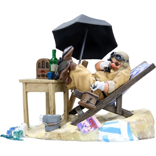 Fine Mold Studio Ghibli Vignette Collection No.1 Porco Rosso's Hideout - Non-Scale Plastic Model GV1 - Molded Color