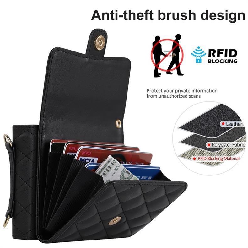 Suitable for Moto Razr 60 phone case, crossbody foldable accordion case, Samsung Z Flip7 card holder, XFlip