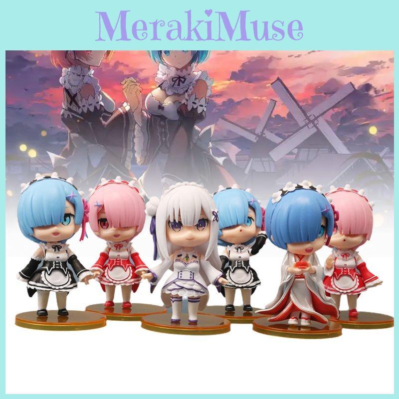 Collectible 9cm Anime Statues Of Rem And Ram From Zero Two World For Enthusiasts