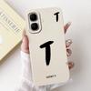 For Infinix Smart 10 2025 Lucky Initial Letter Phone Case For Infinix Smart10 Soft Silicone Shockproof Cases