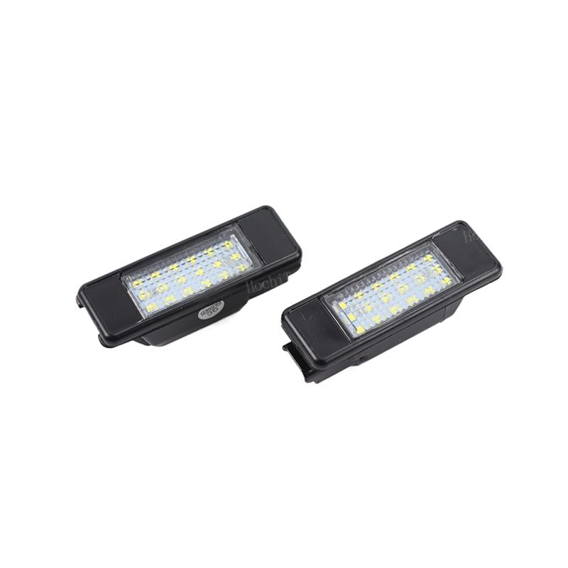 12V LED License Number Plate Light Lamp White For Nissan Primera P12 Teana Pathfinder Qashqai X-Trail Juke March Rogue Sport