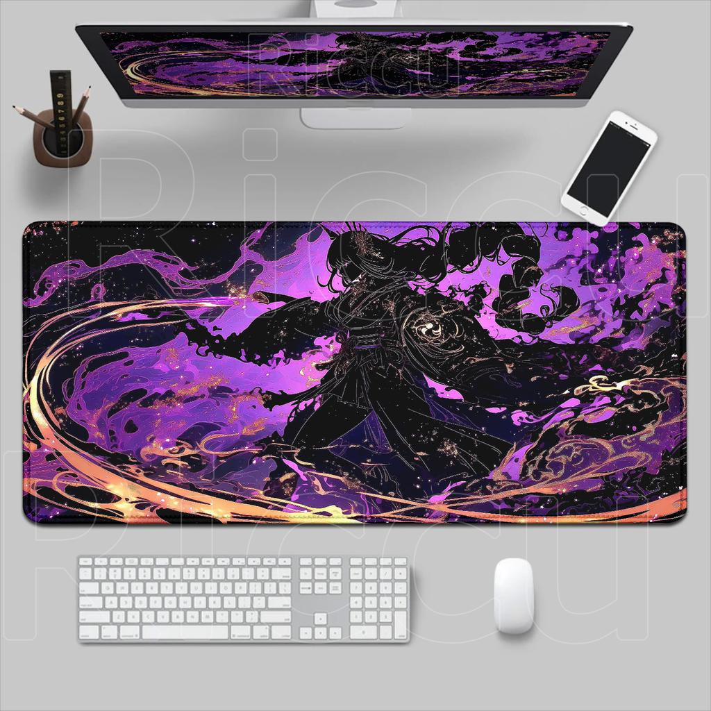 New Pretty Raiden Shogun Mouse Pads Gaming Accessories MousePad PC Genshin Impact Desk Mat Laptop Kawaii Abime Girl Keyboard Mat