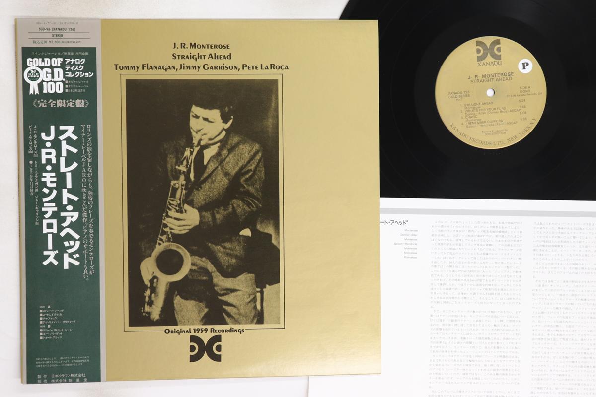 

LP Record J R MONTEROSE - Straight Ahead SGD96 XANADU 1976 Japan Obi Jazz Used