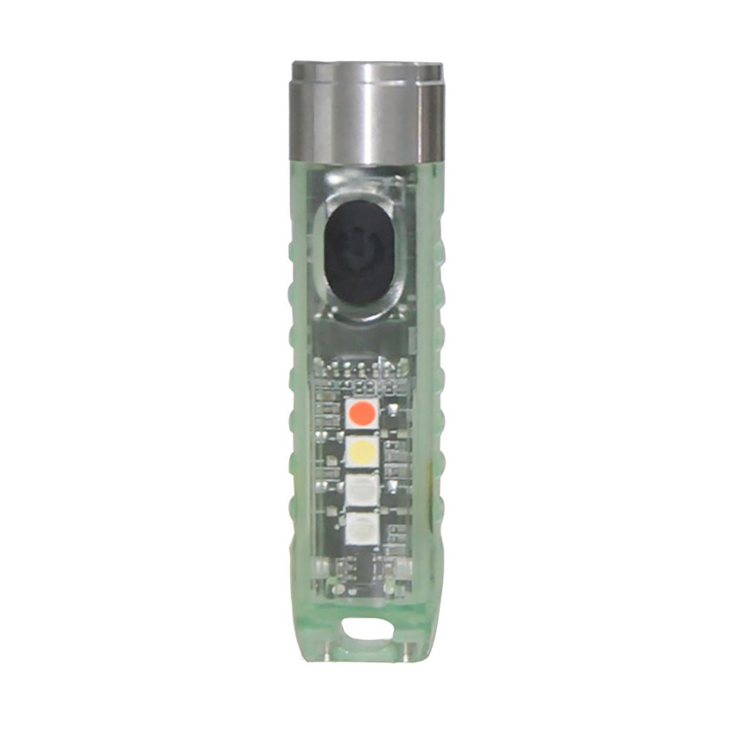 Portable Type-C interface Waterproof and Anti-drop Keychain Flashlight