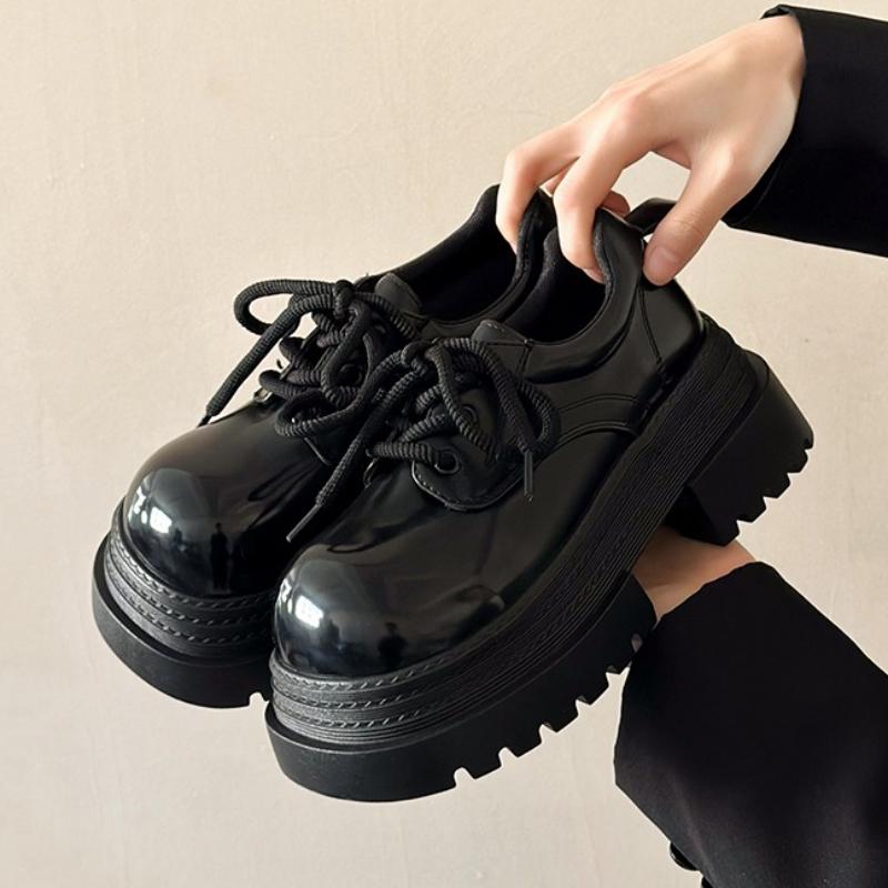 

Women Flats Platform Shoes Brand Trend New Loafers Summer Sandals Lolita 2025 Designer Woman Sneakers Casual Zapatos 40 чёрный