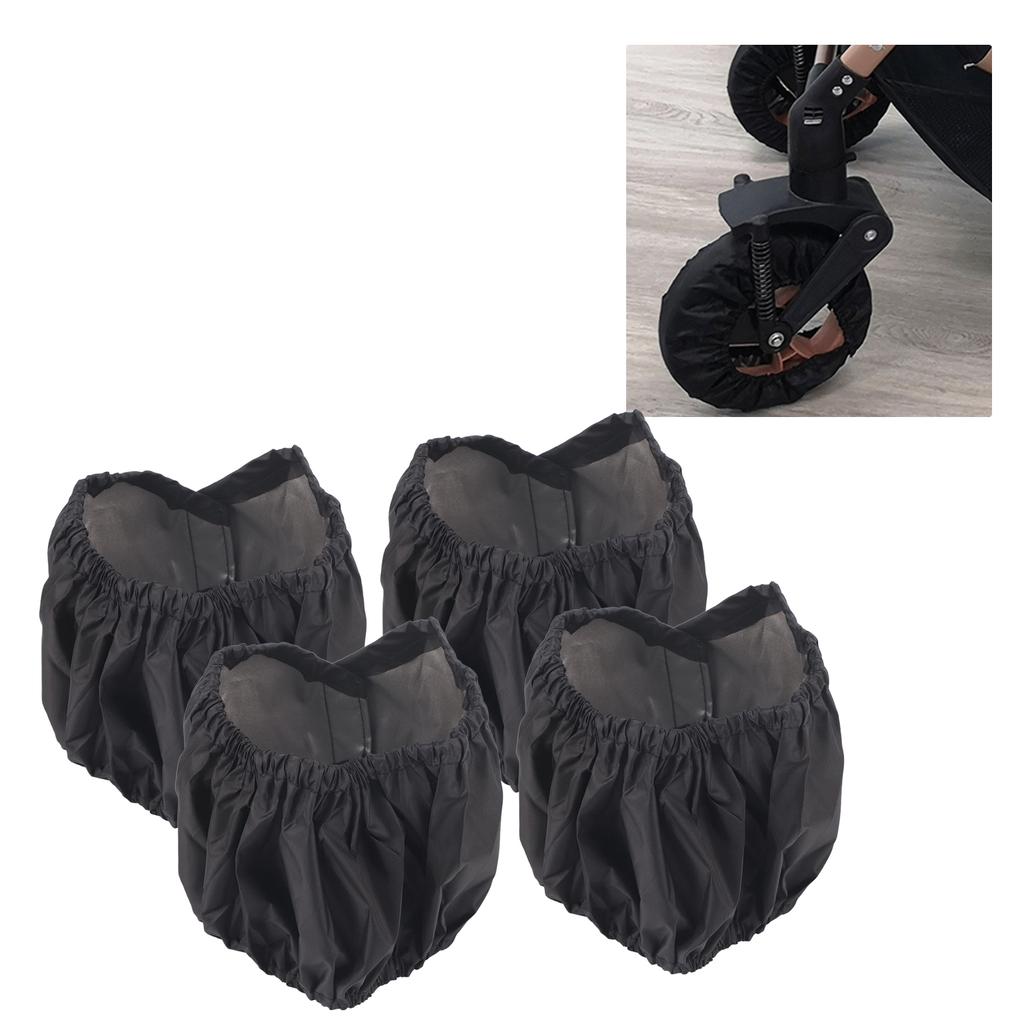 Infant Stroller Wheel Dustproof Cover Oxford Fabric Pram Wheels Cover Pushchair Accessory