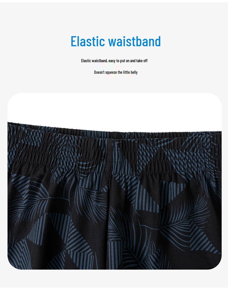 2024 Boys' Plus-size Kids' Swimsuit Set: Split Hot Spring Trunks for Teens