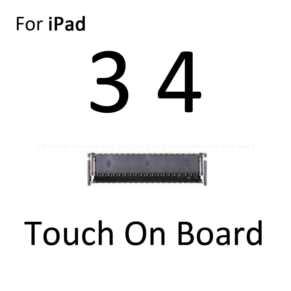 FPC-Stecker für iPad 2 3 4 5 air 6 air2 Mini 1 2 3 4 LCD-Digitizer-Touchscreen-Stecker Clip-On Motherboard Hauptplatine