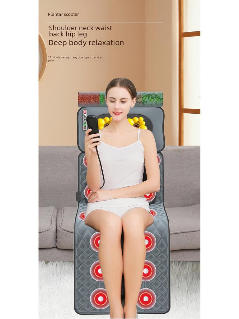Multifunctional Full-Body Massage Mattress with Airbag Vibration & Heating