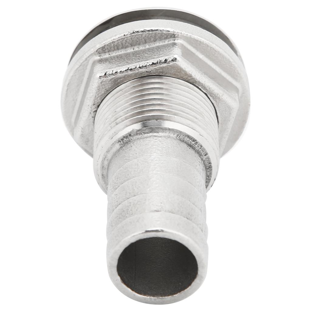 Marine Boat Thru Hull Fitting Connector Stainless Steel Hose Tail Barb Marine Hardware