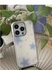 Korean Ins Style Simple Girl Blue Dreamy Star Phone Case For IPhone 16 13 17 11 15 14 Pro Max Plus Air X XS MAX XR 16E Y2K Cover