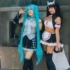 Perücke Haare 110 cm Cosplay Hatsune Miku Vocaloid Anime Manga Seemannskappe
