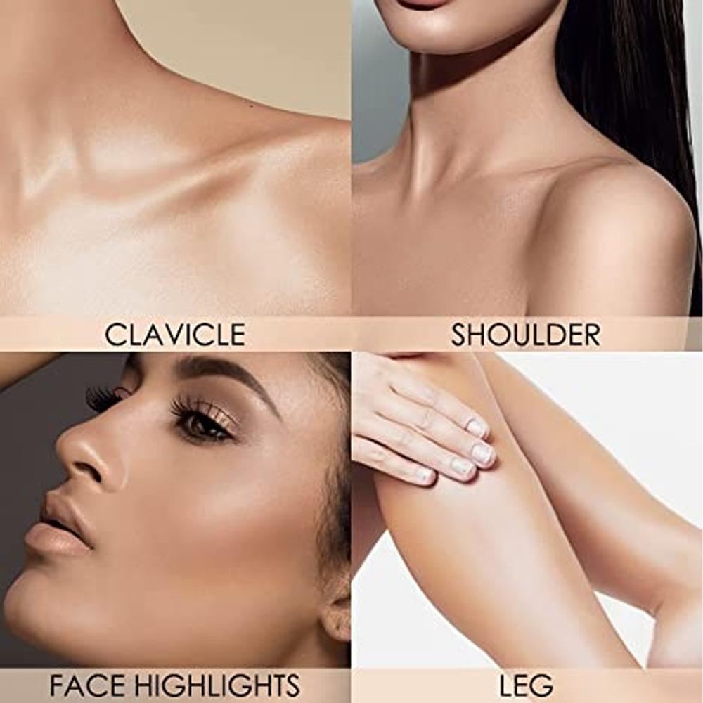 MISS ROSE Polvere per contouring in polvere per trucco viso per ragazza squisita 2 in 1