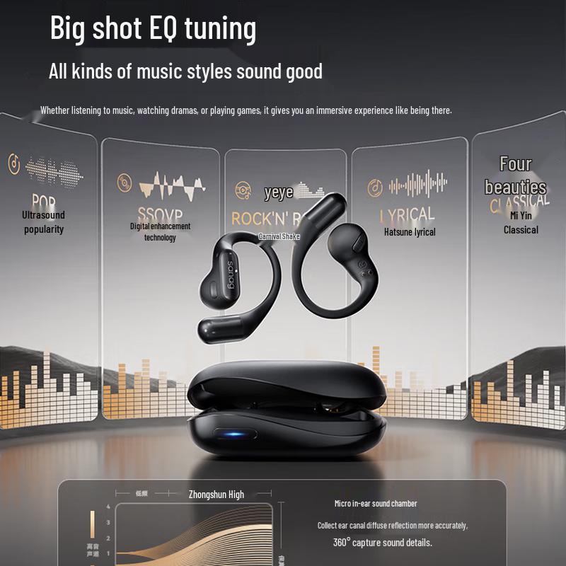 SANAG G6S Ultimate Edition Open-Ear Bone Conduction Bluetooth Headphones