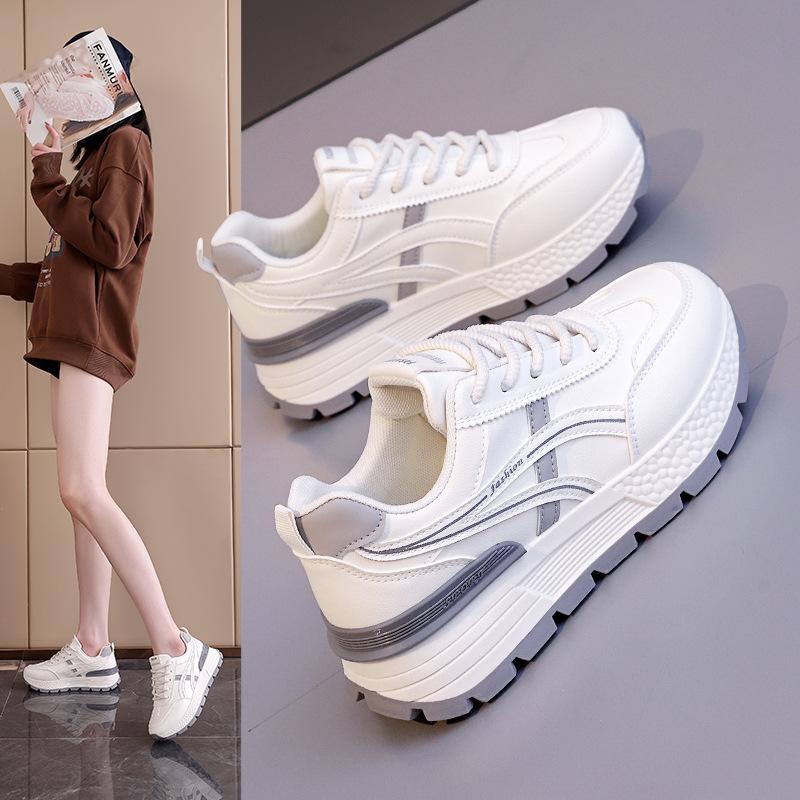ins Korean version of the new dad shoes for women 2025 spring student running sports little white shoes for women's Forrest Gump shoes AD8876