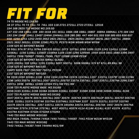 Flosser Pigtail Wire 2644 Female Socket 7443 Two Harness Brake Turn Signal 2-10X