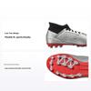 19.3 AG Scarpe da Calcio da Bambino Comode Resistenti a Collo Basso Scarpe da Calcio da Bambino Argento Nero G25798