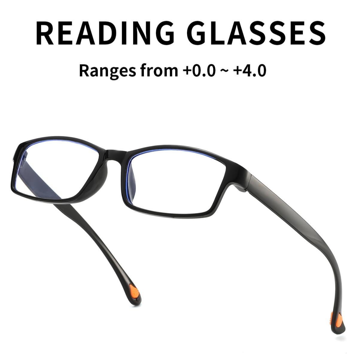

1pc reading glasses high-definition anti blue light middle-aged and elderly fashionable ultra light reading glasses comfortable +400