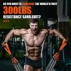 300lbs Fitness Exercises Resistance Bands Set Elastic Tubes Pull Rope Yoga Band Training Workout Equipment for Home Gym Weight