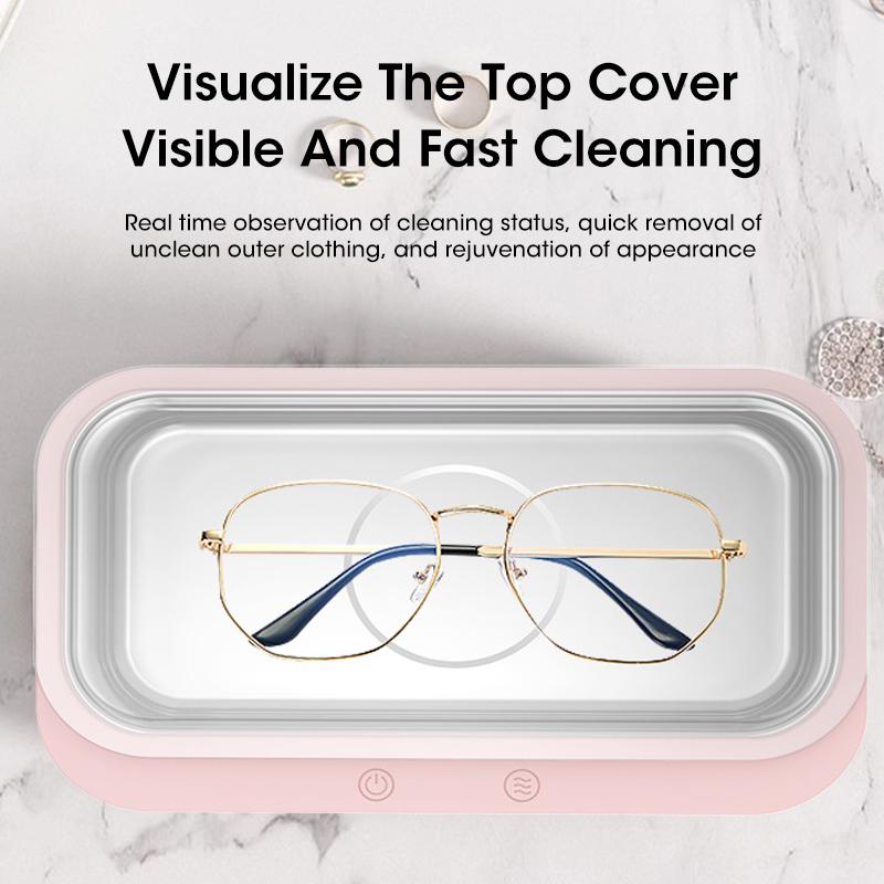 Ultrasonic Cleaner Washing Machine for Jewelry Parts Glasses Manicure Stones Watch Razor Brush Frequency Ultrasonic Cleaning