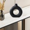 Ceramic Donut Vase, Rings Nordic Circular Vase. Homewarming Gift