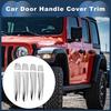 Car Door Handle Cover Trim Side Door Handle Cover For Nissan Rogue Silver Tone