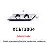 Long-Edge Dovetail Cutter Holder for XCET3004 Milling: 55°, 60°, 75° V-Groove & Disc Bottom Cleaning