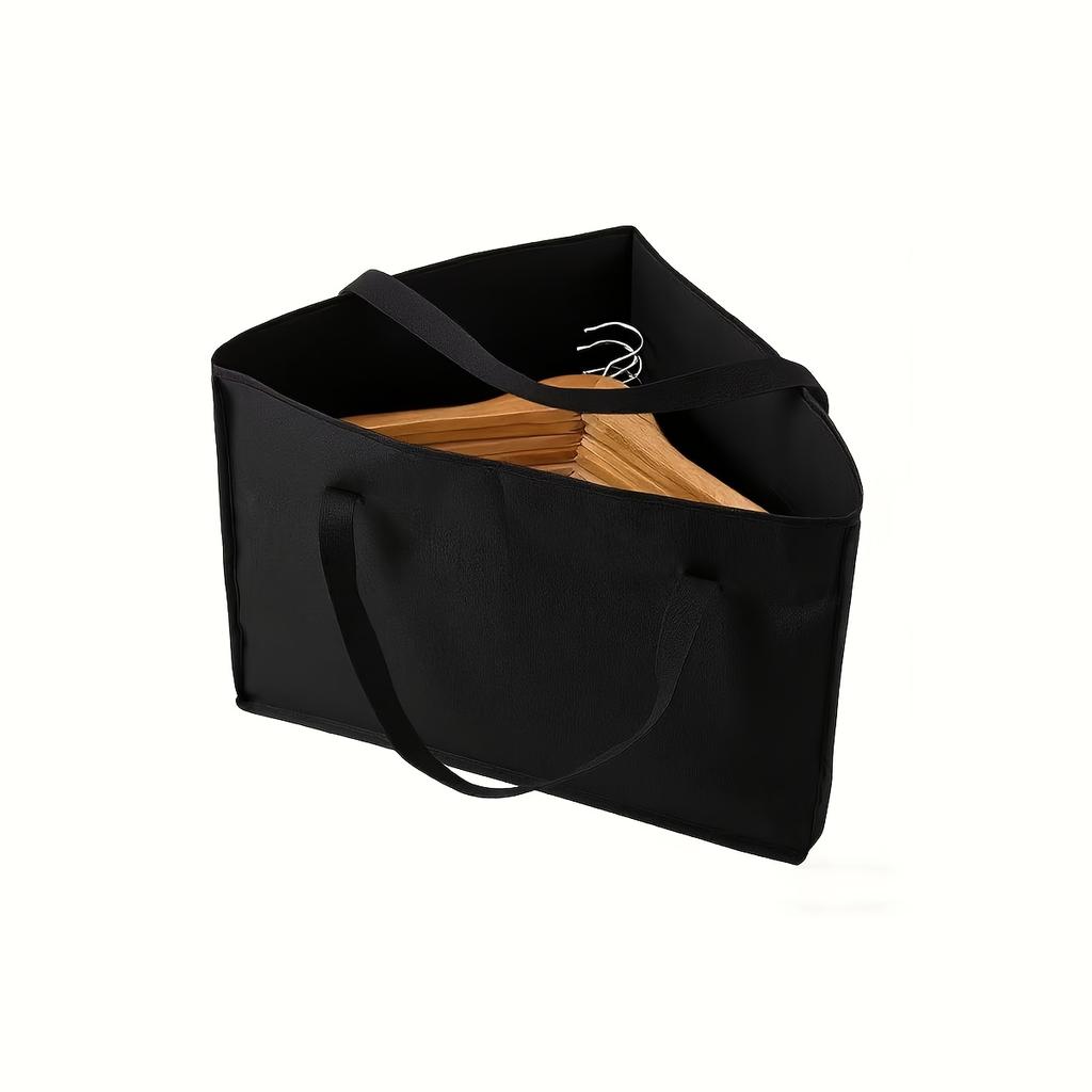 1pc Triangular Storage Bags with Handles and Base, Hanger Organizer, Beach Bag, Suitable for Travel, Outdoor, Home Storage