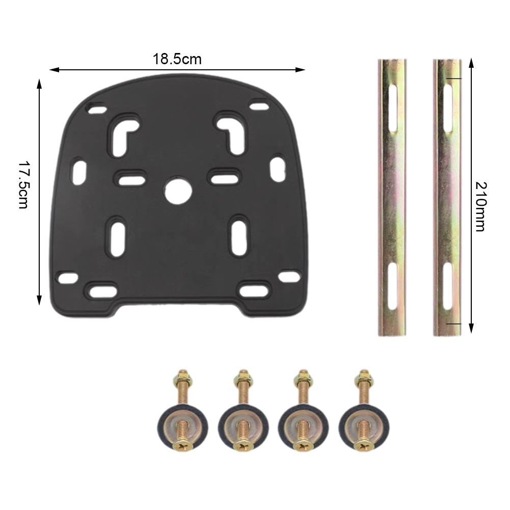 Motorcycle Tail Top Box Rear Luggage Base Plate Bracket For Helmet Trunk Quick Release Shelf Holder
