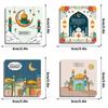 TYCT032-040 Creative Acrylic Magnetic Refrigerator Sticker - Holiday Home Decoration with Magnetic Buckle and Particle Design