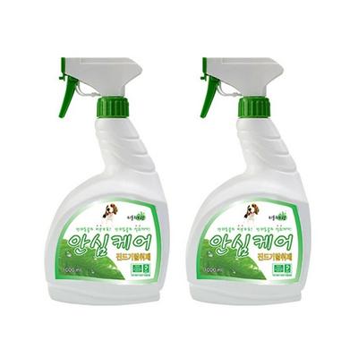Yeppi Dog Safe Care Mite Removal Deodorant, 1L, 2 Units, Korean Pet Shampoo
