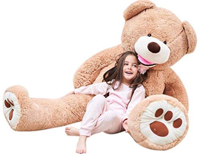 IKASA Extra Large Stuffed Bear Teddy Bear - Cute Bear, Big Animal, Stuffed Bear, Bear Pillow, Gift, Fluffy Doll, Girl, Boy, Child, Woman, Big Size