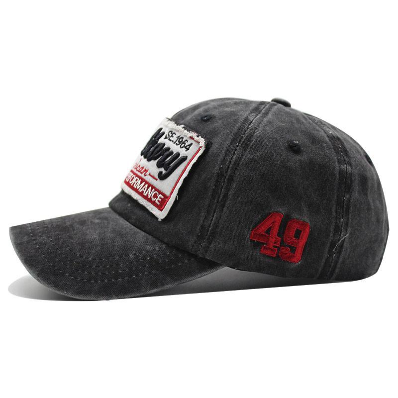 Retro Washed Baseball Cap Color Matching Curved Brim Cap Summer Couple Casual Versatile Hip Hop Hat Men And Women