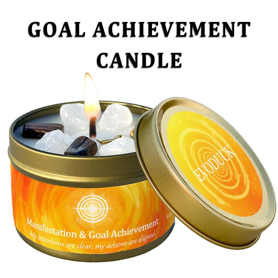 

Scented Candles 3oz Law of Attraction Love Manifestation Energy Boosting Christmas Home Decoration Candle Holders Gift коричный