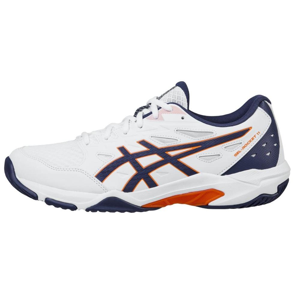 Asics Gel Rocket 11 2E Wide White Indigo Fog Men Sneakers 1073A077-101