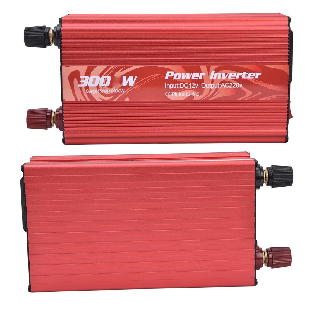 300W Inverter Safe Modified Sine Intelligent Power Converter for Refrigerator Induction Cooker 12V To AC220V